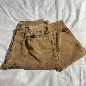 J‎ Crew Corduroy Men's 36x30 Style 17029 Slim Straight TAN
